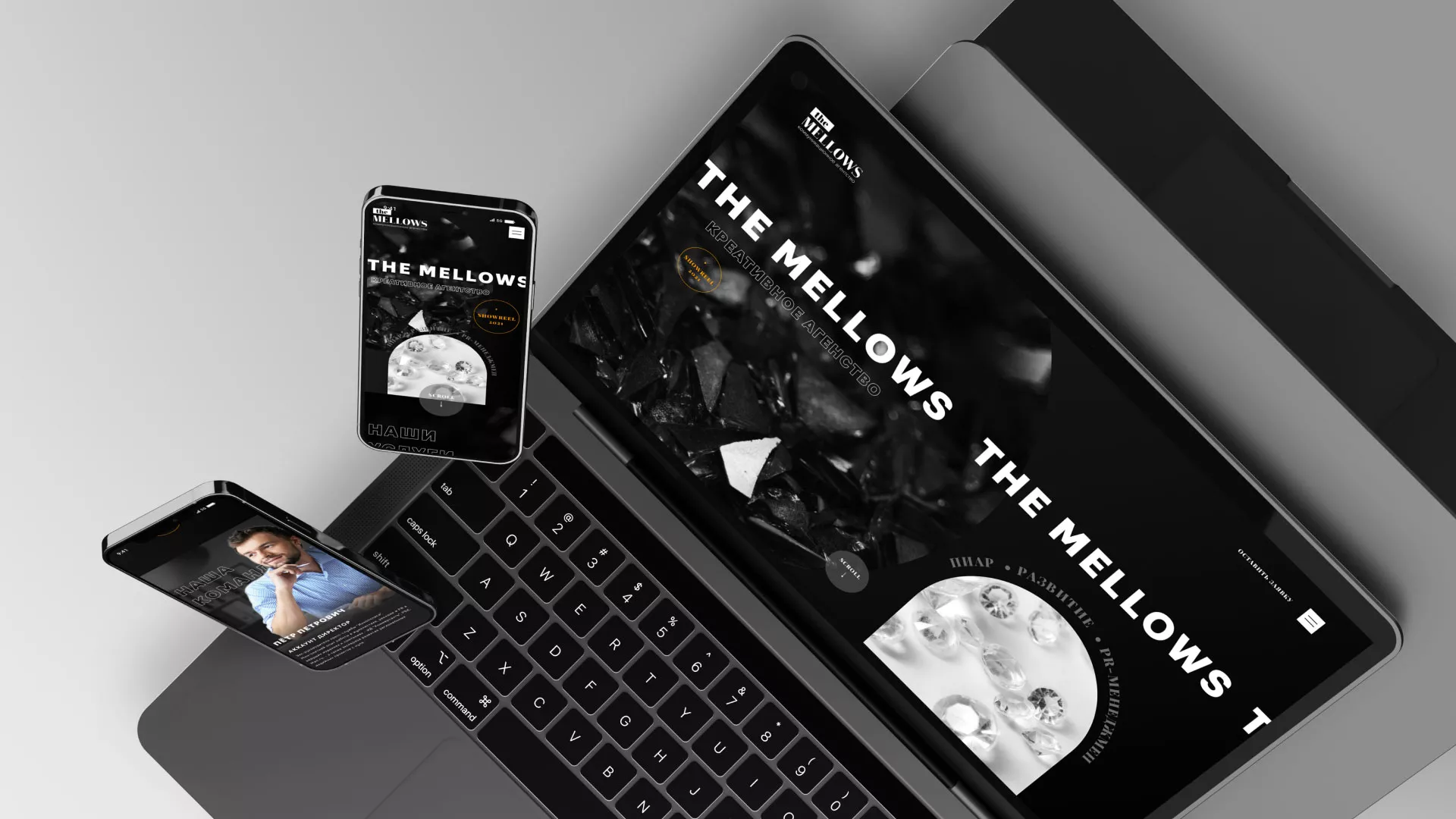 Разработка сайта креативного агентства «The Mellows» в Учалах