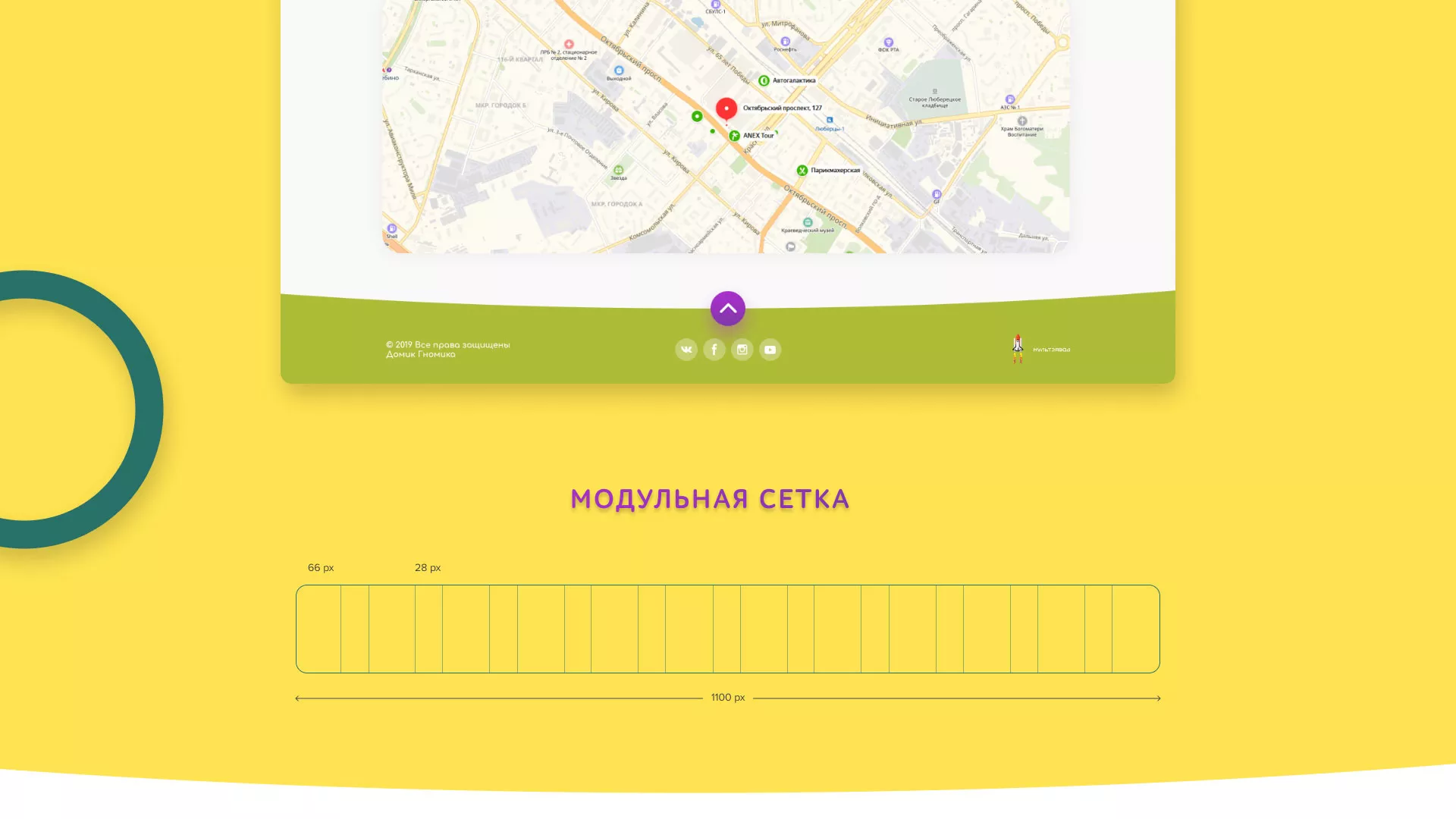 Разработка сайта детского активити-клуба «Домик гномика» в Учалах