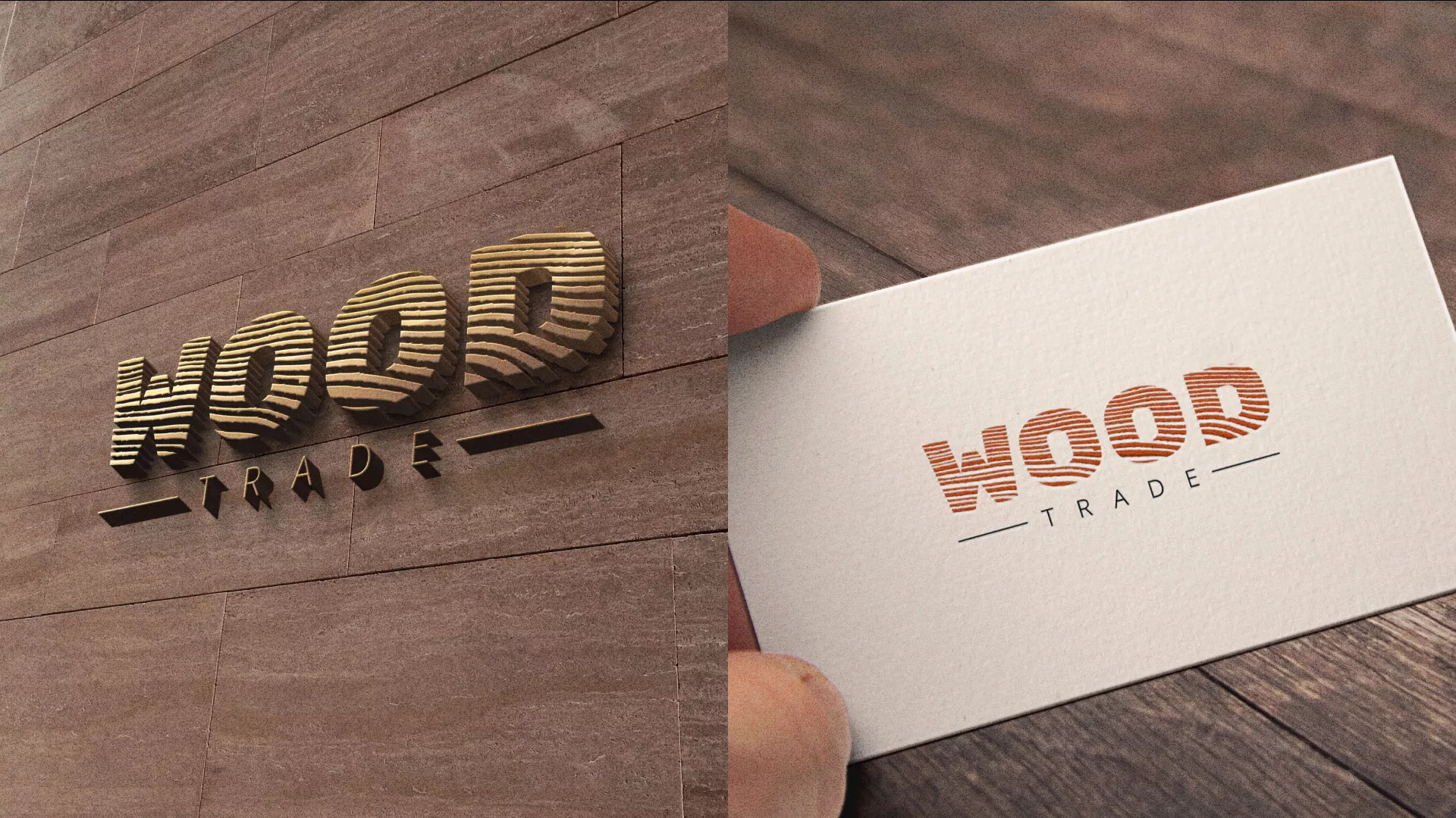 Разработка логотипа для компании «Wood Trade» в Учалах