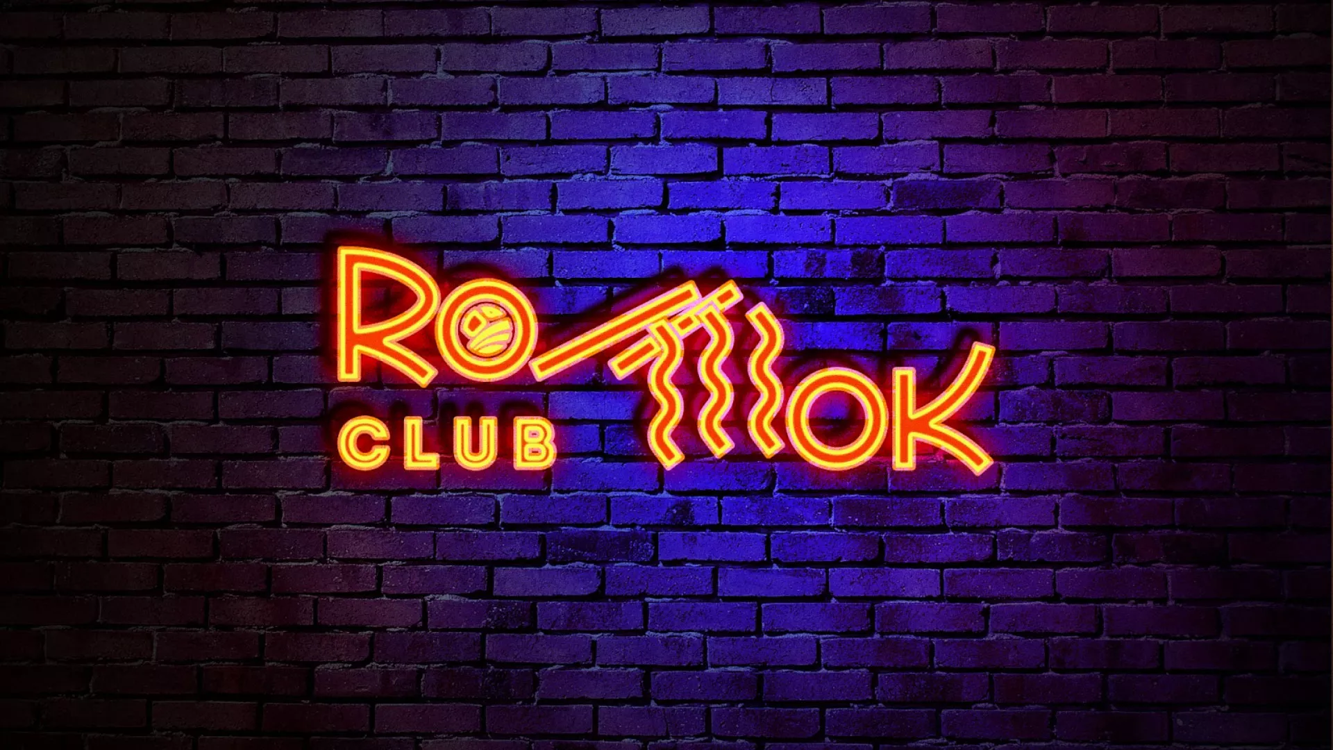 Разработка интерьерной вывески суши-бара «Roll Wok Club» в Учалах